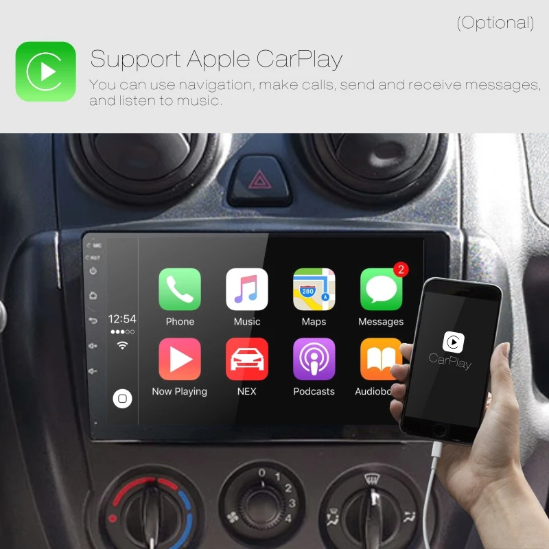 Dinpei Android 9 0 &quotTFT Автомобильный Радио мультимедийный плеер для LADA Granta sport 2011-2018