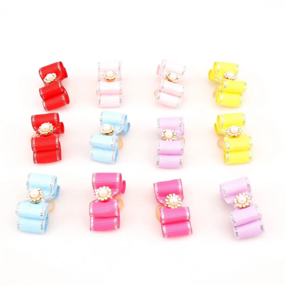 Маленькие собаки Уход за лошадьми Луки домашние волос аксессуары для щенков