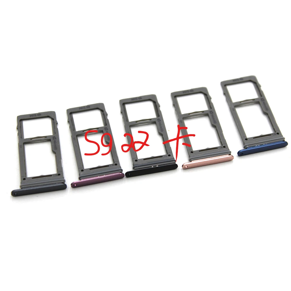 

S9 лоток Гнездо Слот держатель адаптеры для Samsung Galaxy S9 G960 микро сим-карты Адаптеры Замена телефон Ремонт Запасные части