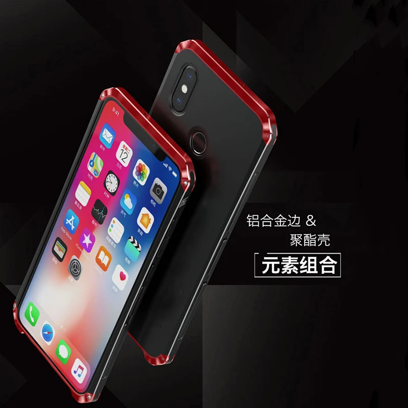 Глобальный противоударный защитный чехол для Xiaomi Redmi Note8 Pro чехол Роскошный металлический каркас жесткий \ Матовый ТПУ чехол для Redmi Note 7 6 Pro mi9 Coque