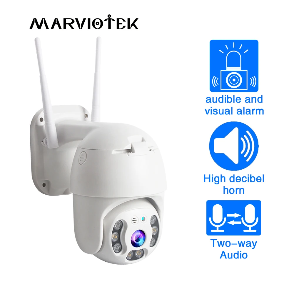 Домашняя камера видеонаблюдения 1080P IP камера WiFi Беспроводная PTZ скоростная купольная камера видеонаблюдения ipCam Onvif Camara IP наружная P2P IR