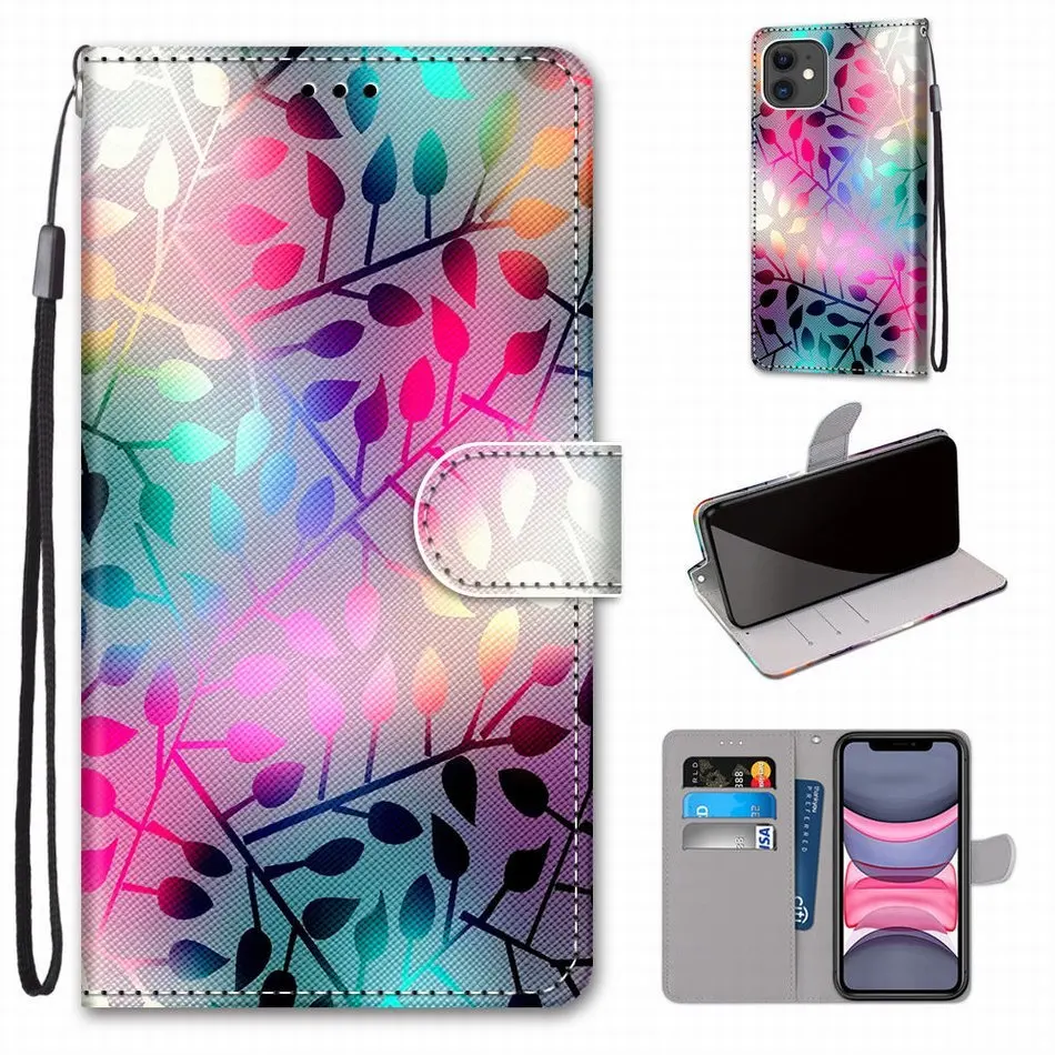 Симпатичный кожаный чехол для телефона Huawei P50 P30 Pro P20 Lite 2019 2018 P10 P9 2016 P8 2015 2017 P7