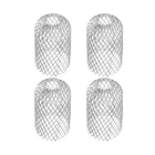 4 шт., защитный фильтр из нержавеющей стали для сливных труб, с защитой от ржавчины