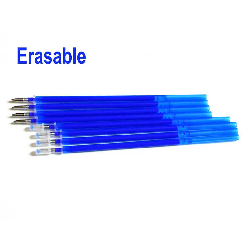 Стираемая гелевая ручка 0 5 мм стержень с голубой моющейся ручкой для офисных и