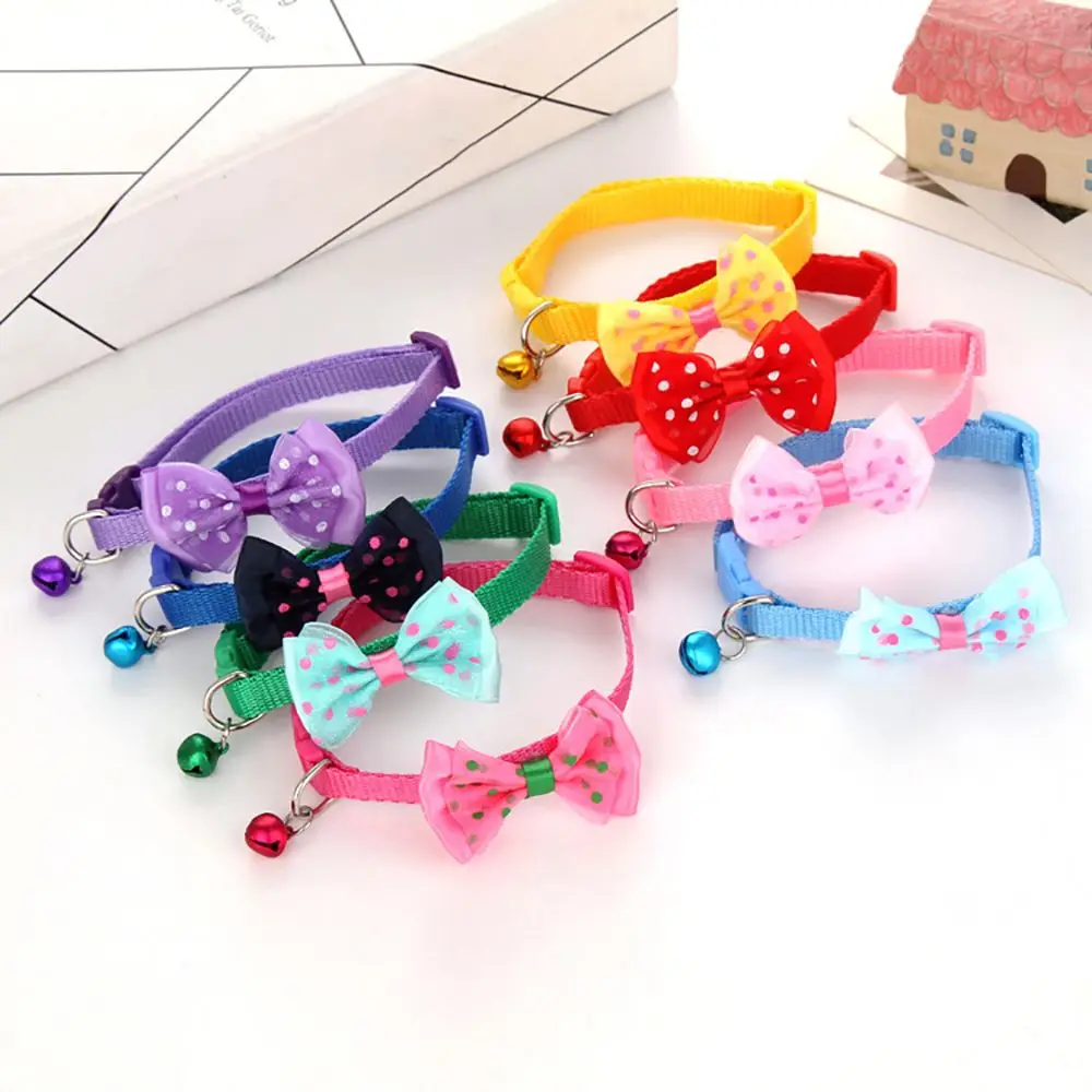 1 шт. модный Регулируемый милый ошейник для щенков собак и кошек нейлоновый