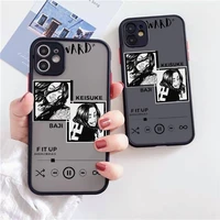 tokyo revengers phone case matte transparent for iphone 7 8 11 12 s mini pro x xs xr max plus clear mobile bag art aesthetic