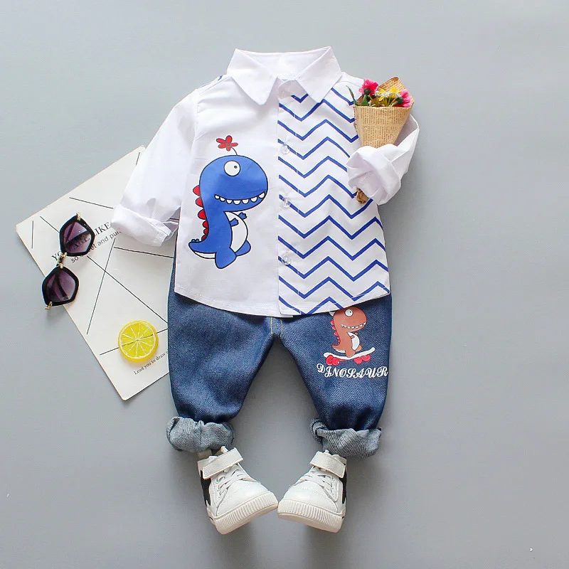 Комплекты одежды для маленьких мальчиков весенне-осенние спортивные костюмы