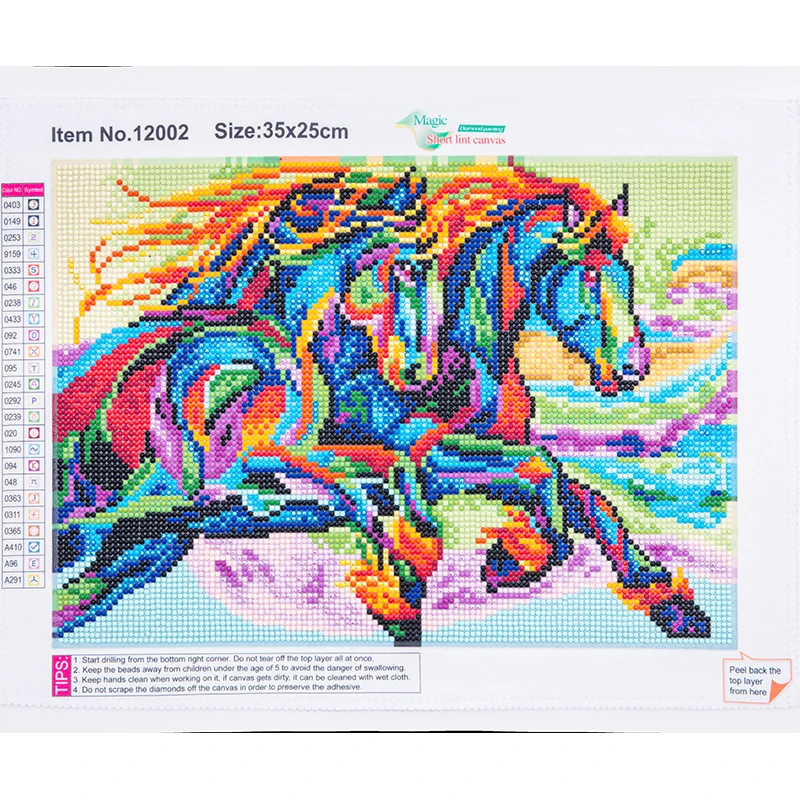 

Full diamond 5D DIY diamond exquisite painted horse diamond painting cross stitch rhinestone mosaic decoration