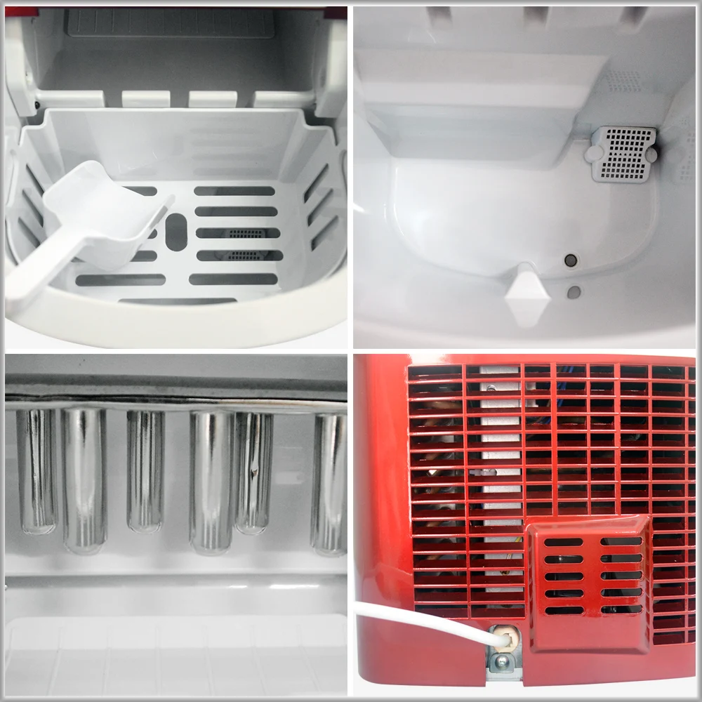 XEOLEO Mini Ice machine Electric Bullet cylindrical Ice Maker 12kg/24h Automatic Household Ice Making Machine For Milk Tea Shop