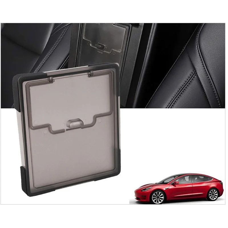 

Car Modification Accessories Are For Tesla Model 3 2017- 2019 Central Control Armrest Box Storage Box Decoration