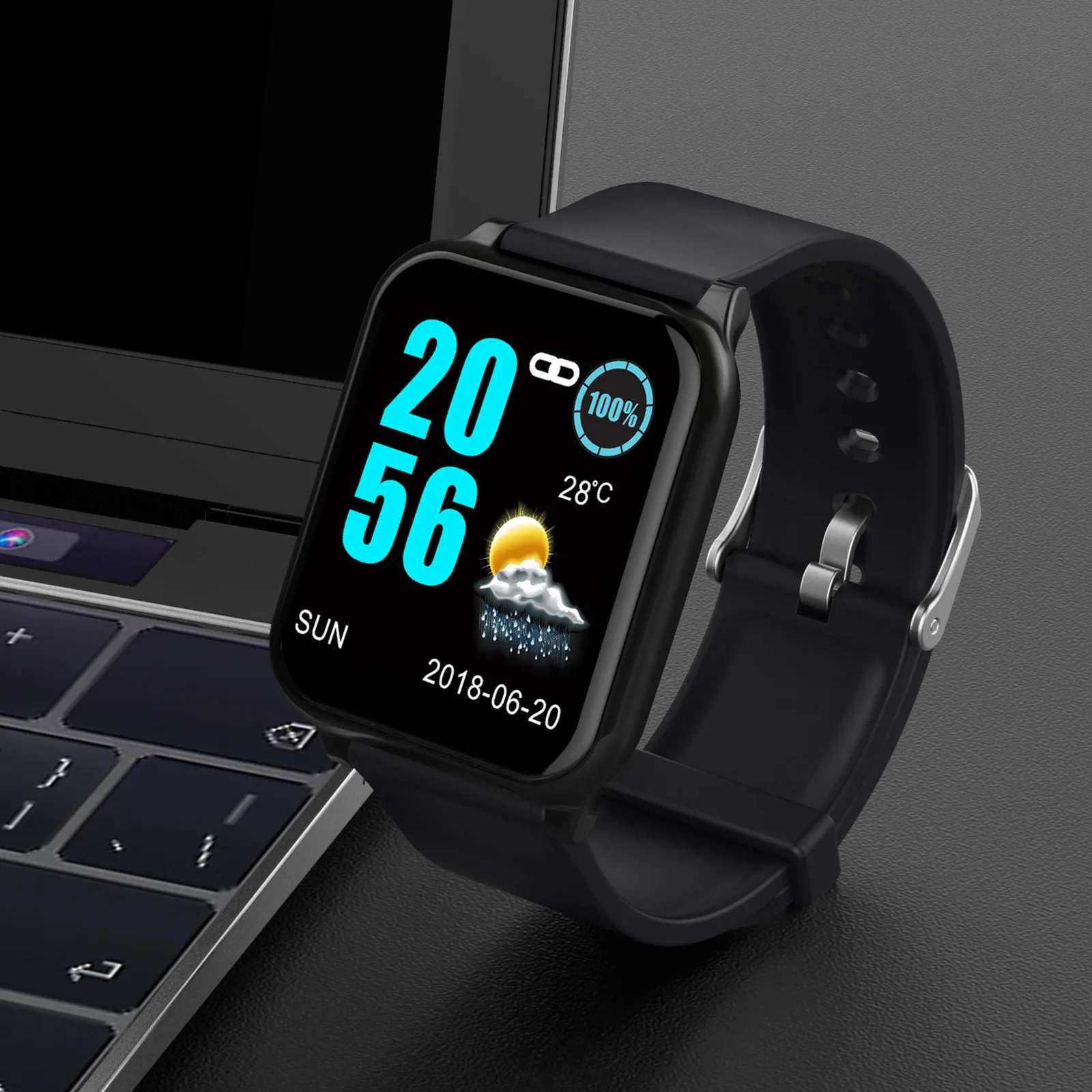 

Smart Watch Women Fitness Tracker Sports Smartwatch Heart Rate Monitor Bluetooth Wristwatch For Men