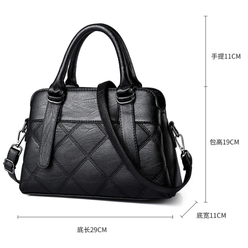 

2021 New Fashion Women's Bag Comfortable Casual Wild Luxury Simple Design Soft Leather Ms. Handbag Shoulder Bag Crossbody Bag