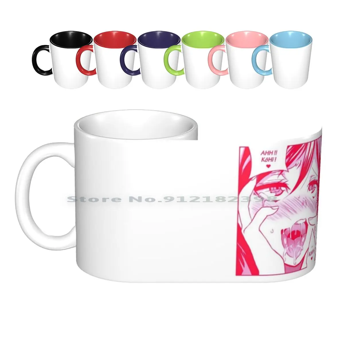 

Lover Ceramic Mugs Coffee Cups Milk Tea Mug Coffee Anime Manga Girls Love Comic Popart Creative Trending Vintage Gift Bottle Cup