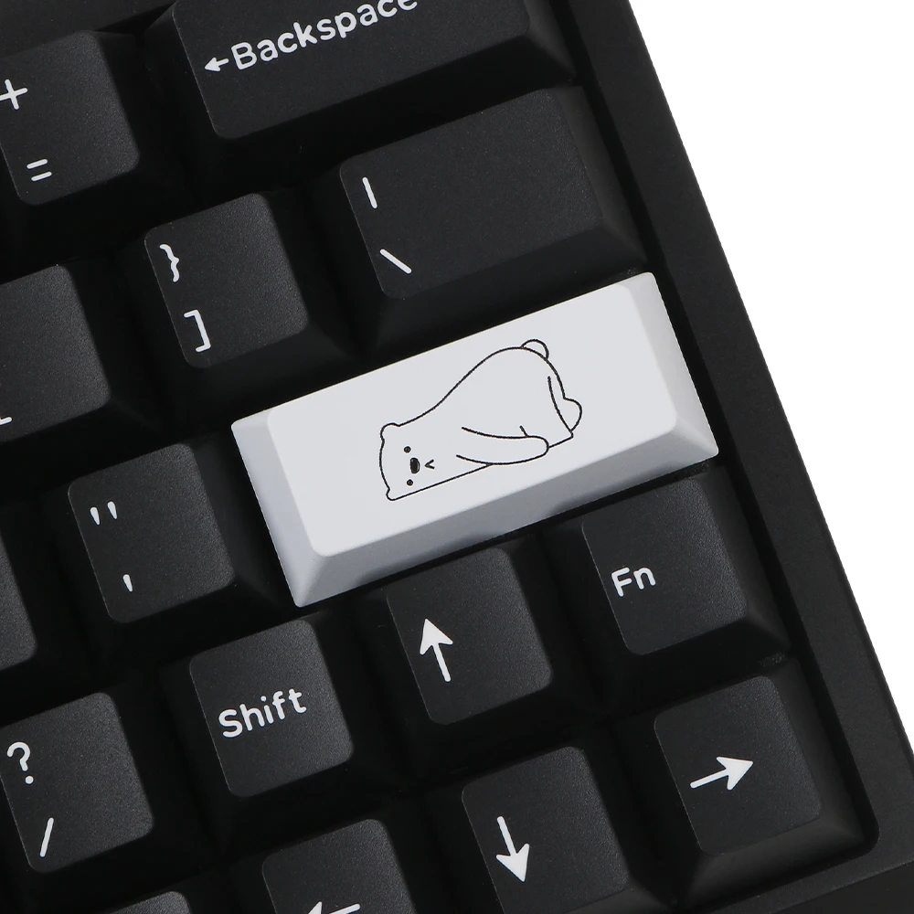 JKDK Littel Bear Enter Artisan Keycap CNC анодированный алюминий совместимый с переключателями Cherry