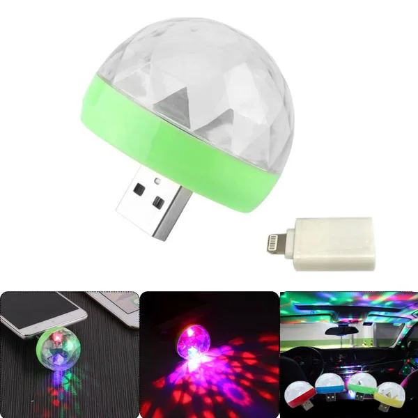 Автомобильный светодиодный светильник декоративный мини-светильник для салона