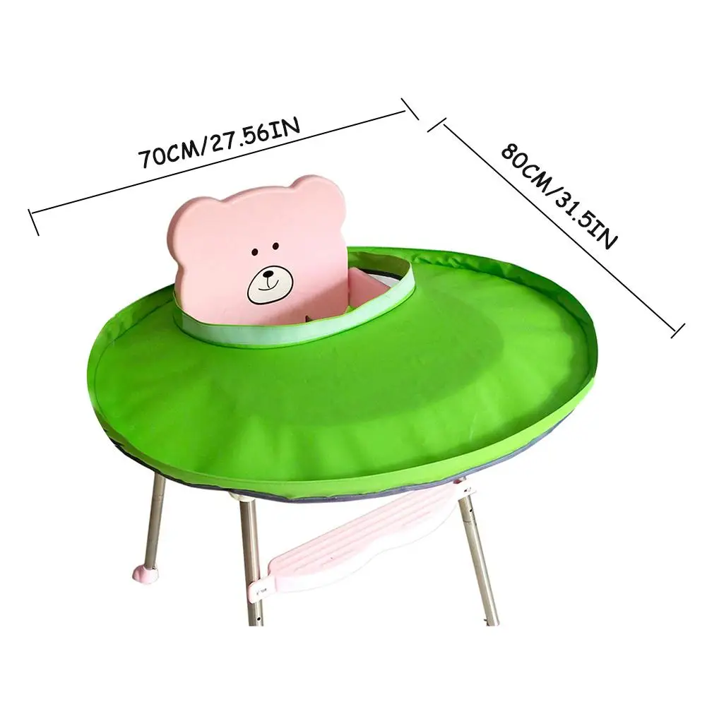 Детская салфетка под приборы зеленая ткань детский обеденный лоток против пятен