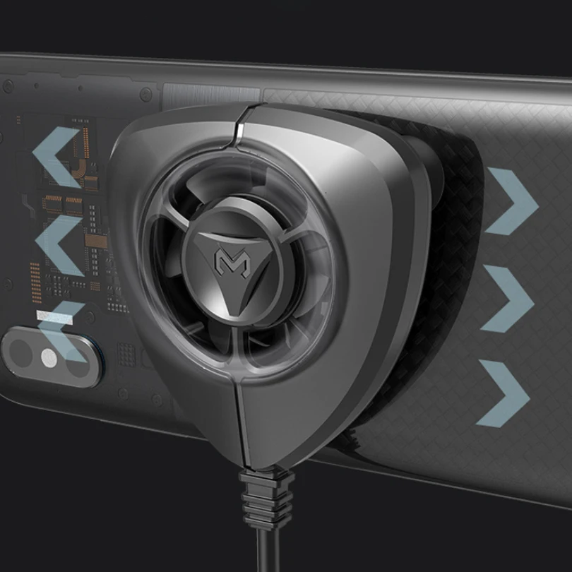 Вентилятор радиатора мобильный кулер для телефона охлаждающий кронштейн