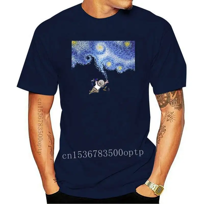 

Женская футболка Harajuku Kawaii Van Gogh The Starry Night, Новинка лета 2021
