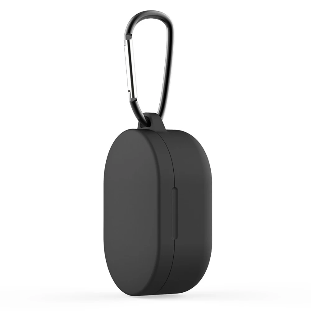 Wireless Earphone Case Fashion Silicone Protective Cover Shell with Carabiner for Xiaomi Redmi AirDots Charging | Электроника