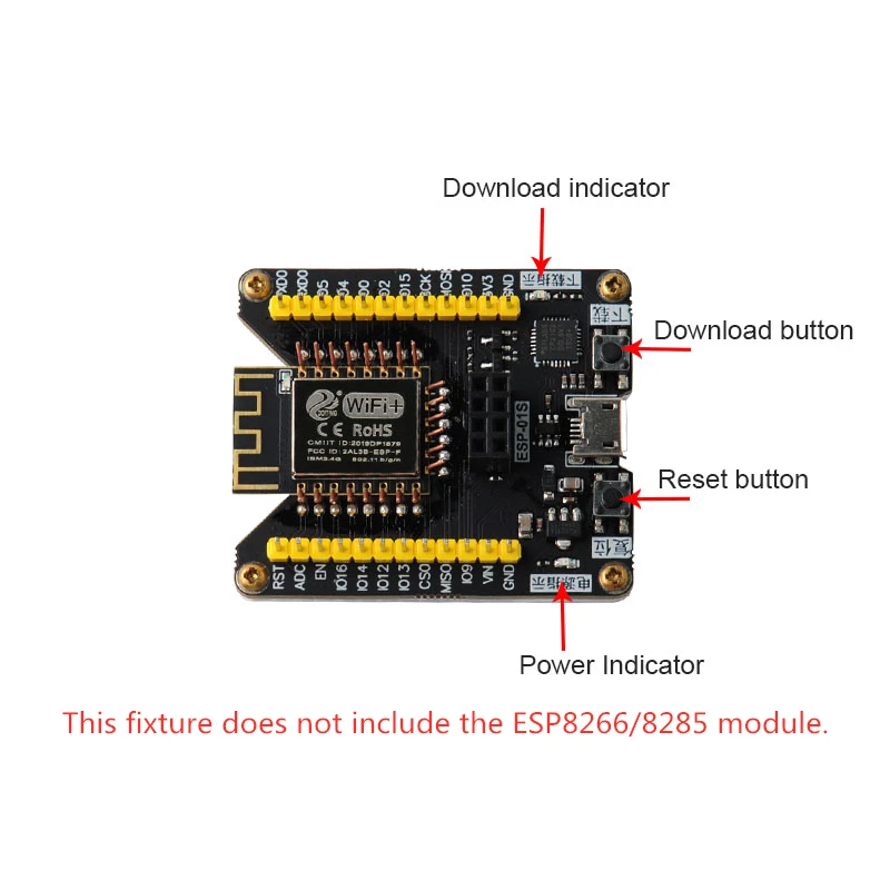 ESP8285/ESP8266 Wifi модуль обновления вспышки инструмент для скачивания прошивки