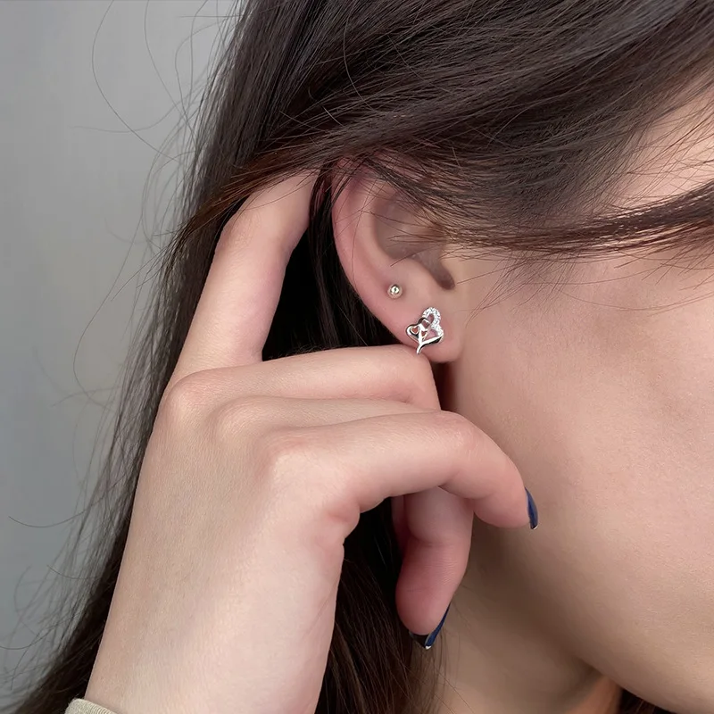

Женские серьги из серебра 925 пробы, с цирконом
