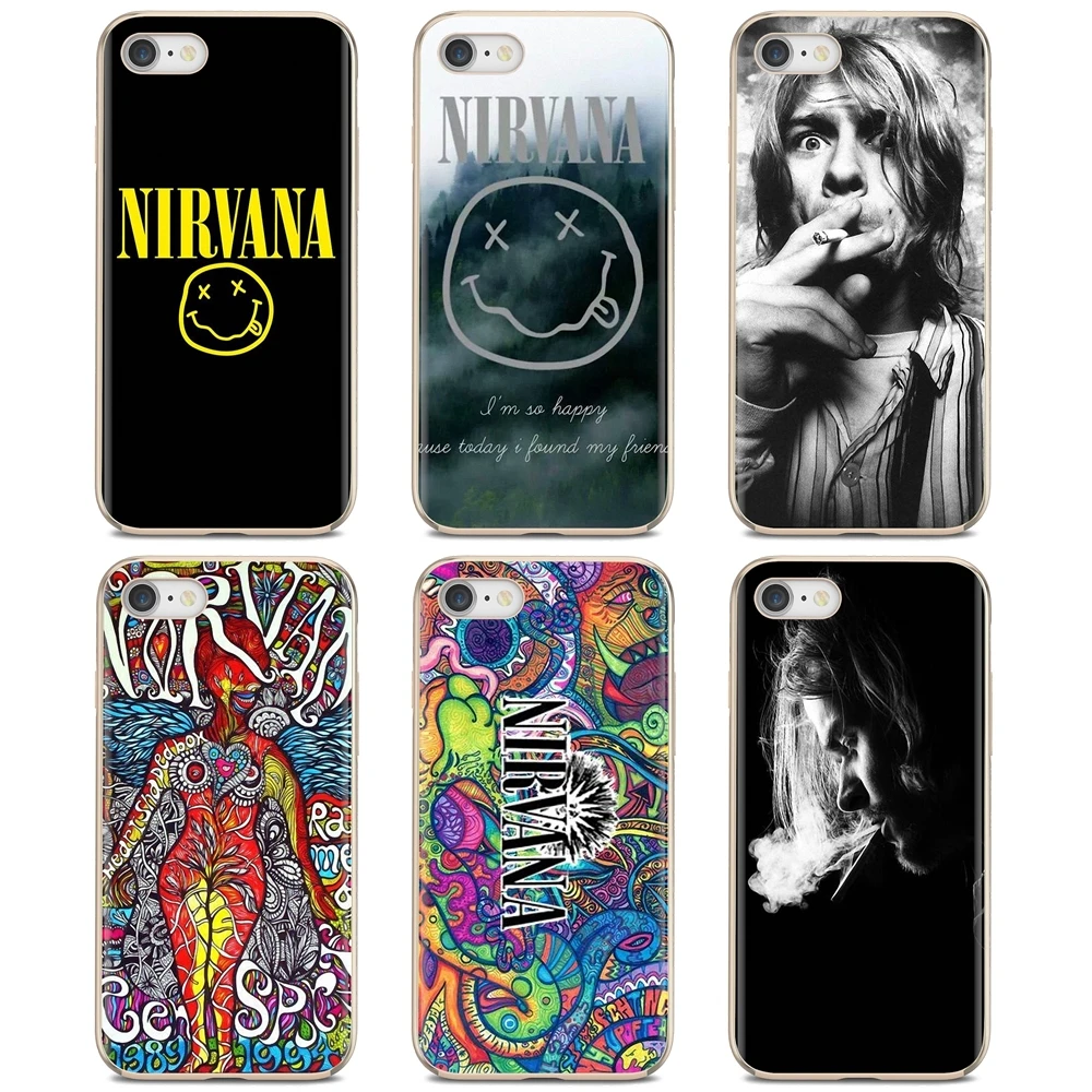 Для ZTE Blade A520 A512 A452 A602 A5 2019 V6 V7 V8 V9 V10 Lite Viat Nirvana Smiley Face Logo Music Band классный силиконовый