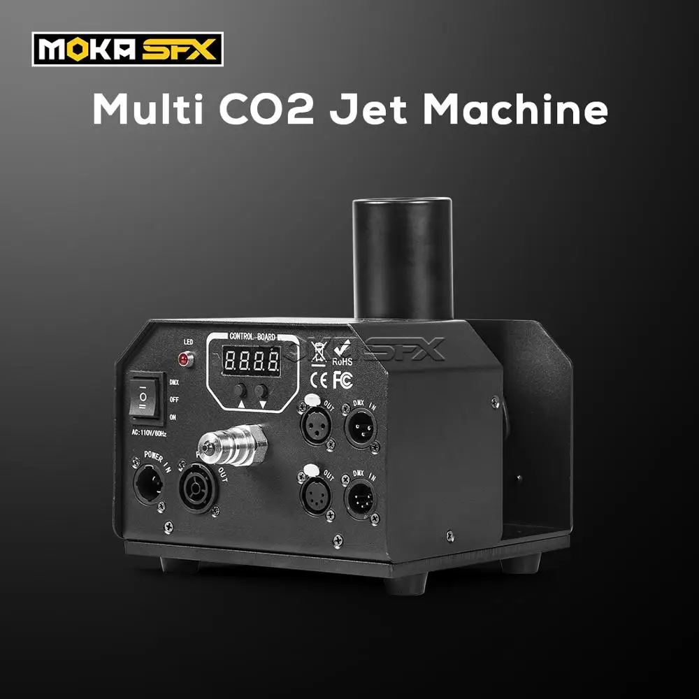 Co2 струйная Машина DMX сценические эффекты спрей 12 м машина для дыма без остатка