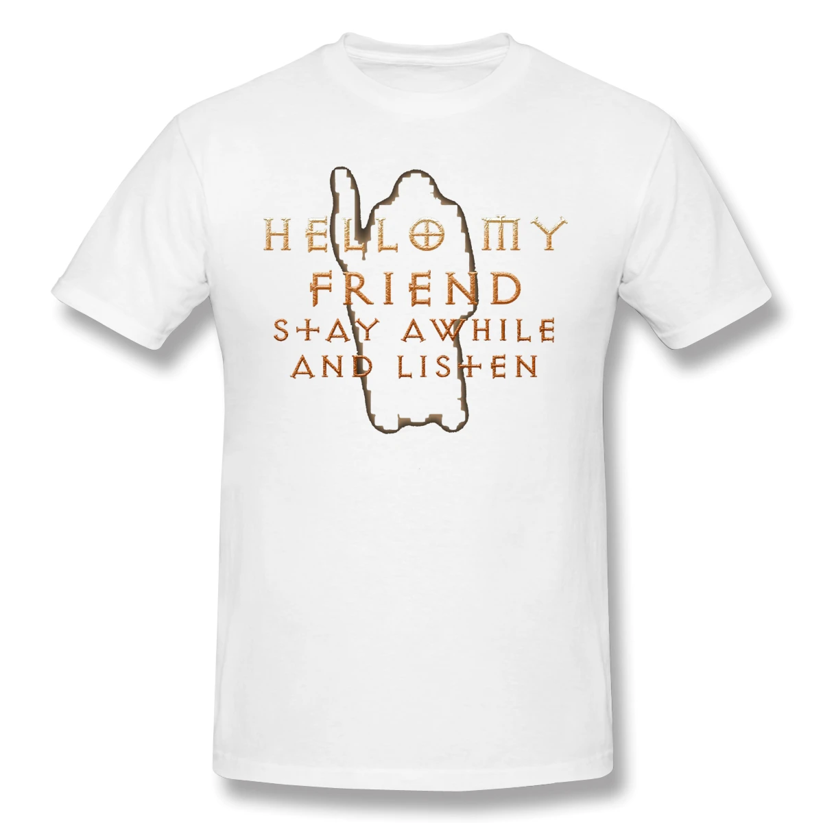 Новинка летняя футболка с призраком история хлопковая Футболка принтом Диабло |