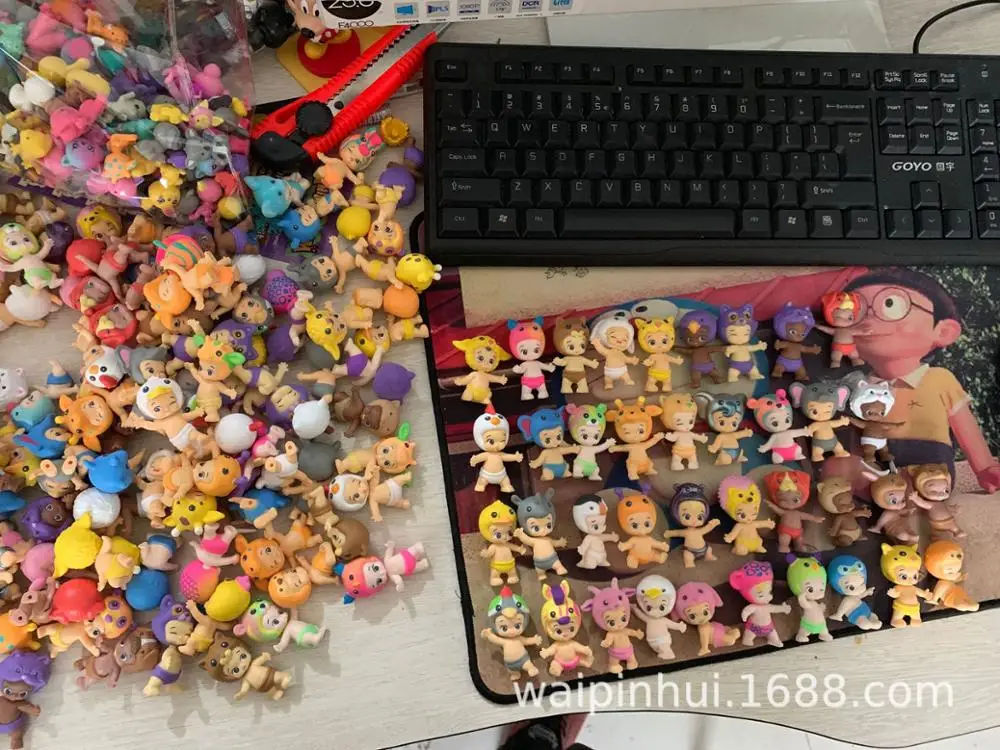 

Hot sale 4-5 cm sonny angel sweet series of Marine animals, PVC doll kawaii biscuits popcorn mini baby doll gift collection mode