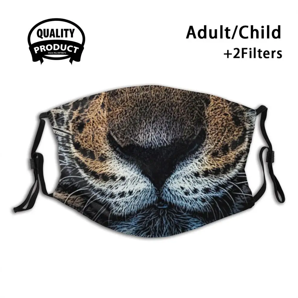 

Jaguar-мощность спокойствия против пыли с фильтром для детей девочек мальчиков подростковые маски сила спокойствия джунгли природы земли