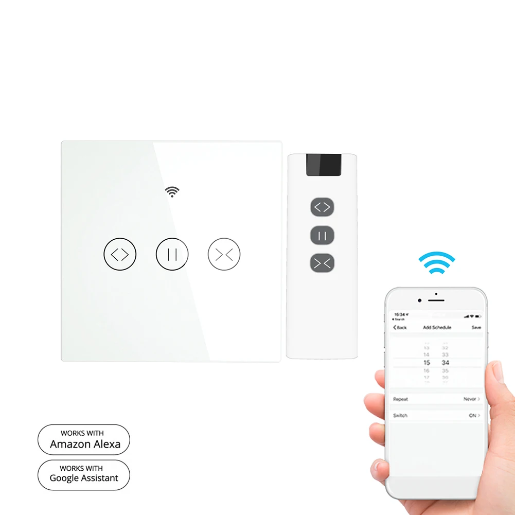 Wi Fi переключатель для штор дистанционное управление через приложение голосовое