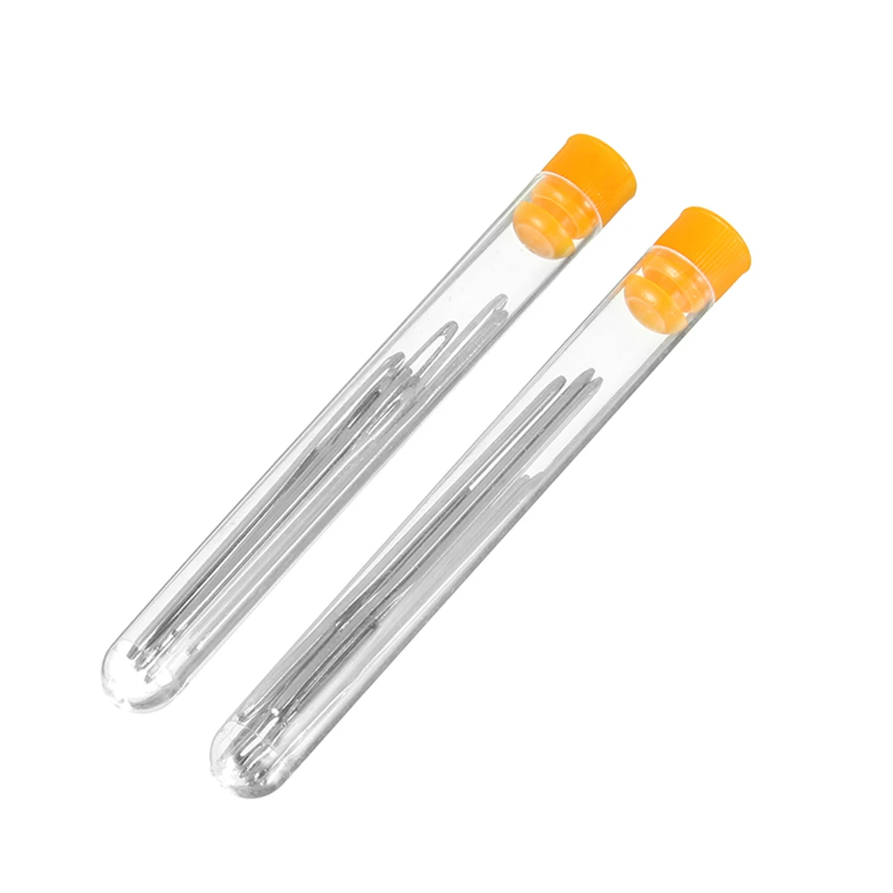 9 шт. Нержавеющая сталь швейная игла с принтом большие глаза вышитая бисером