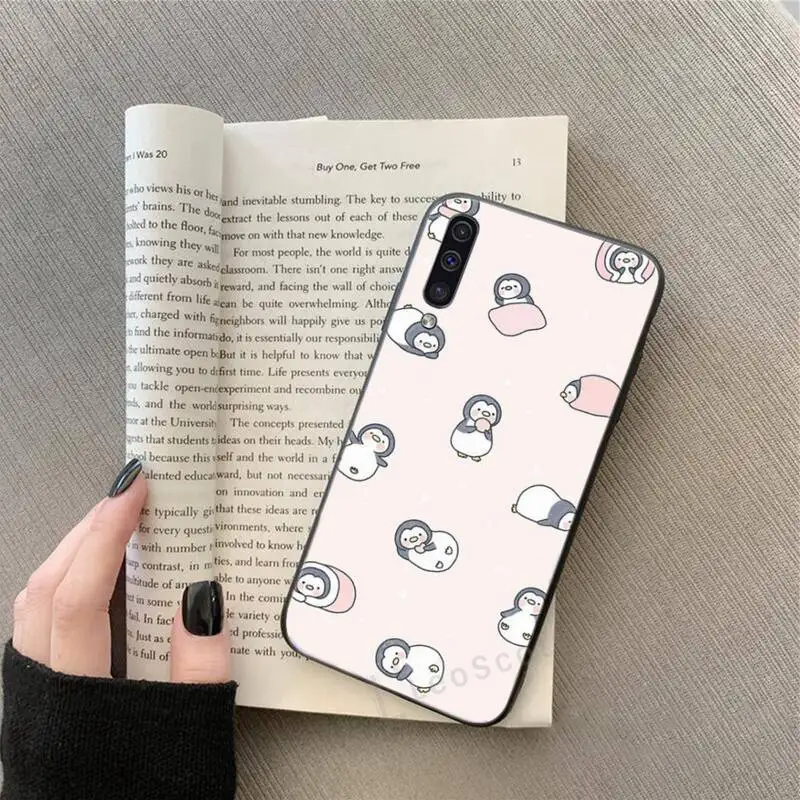 

Cartoon cute penguin Phone Case For Samsung Galaxy A 3 6 7 8 10 21 01 11 31 91 10S 20S 30S 50S PLUS