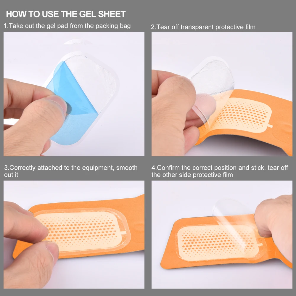 2 комплекта гелевых подушечек для EMS стимулятор мышц бедер сменный гель тренажера