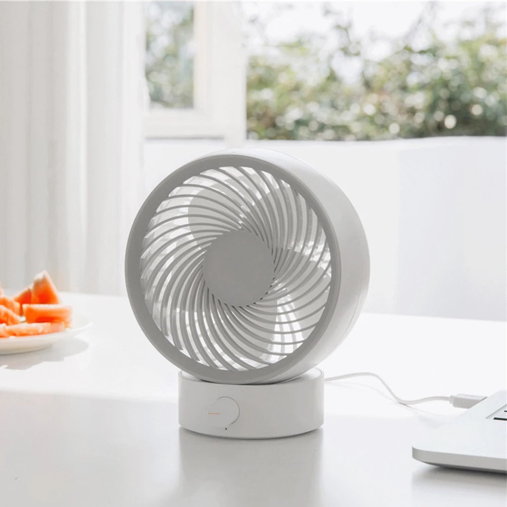 Мини Циркуляционный Вентилятор 180 градусов вращения USB заряженный мини