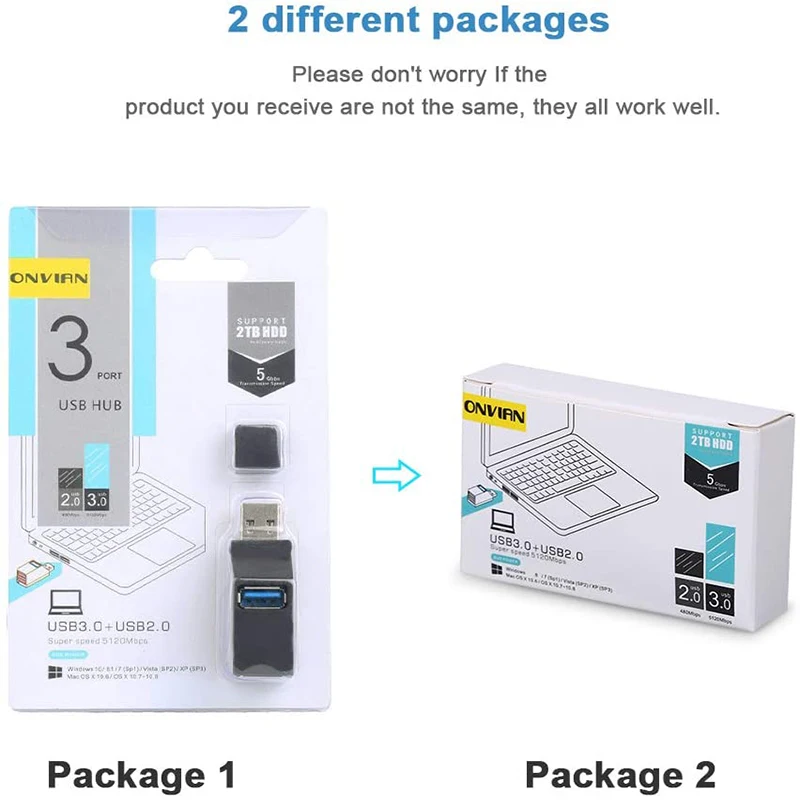 Onvian usb хаб 3 0 Мульти адаптер удлинитель для головок мини PLC сплиттер Порты dockFor ПК