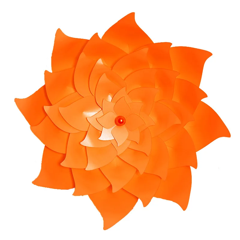 orange Paper flowers Diy полуфабрикаты гигантская искусственная бумага Цветок Блестящий Фон для фотосессии настенные украшения большие бумажные бутоны реквизит для фотосъемки - Цвет: orange Paper flowers