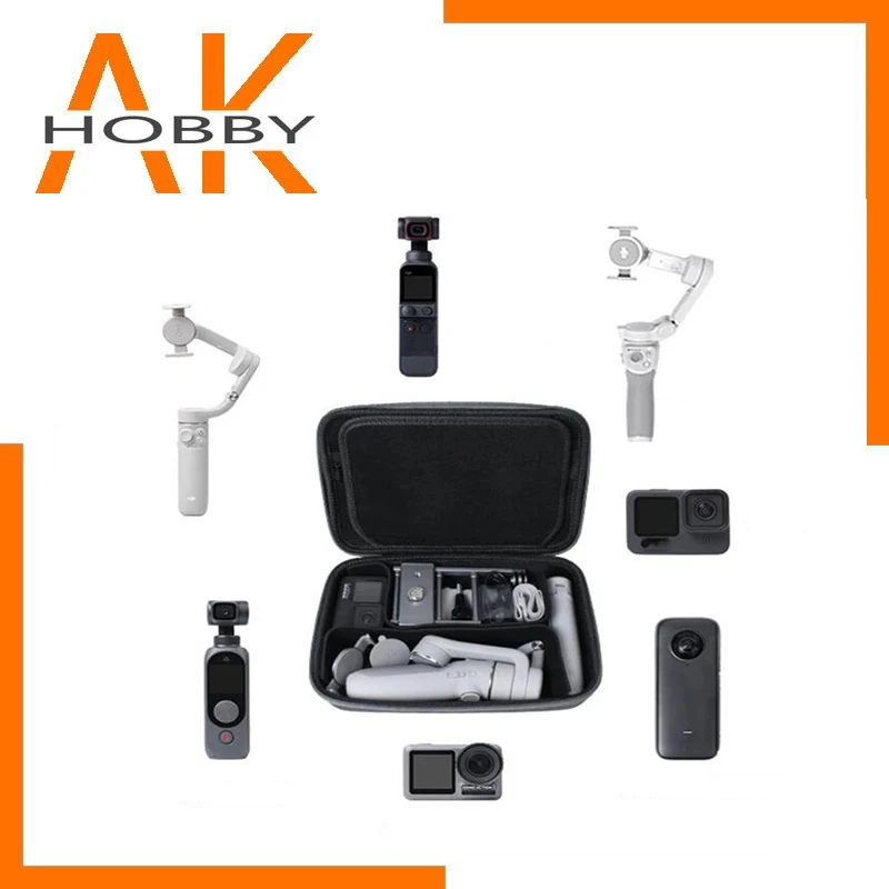 

Sunnylife B77 Universal DIY Portable Carrying Case Storage Bag For OM5/ GoPro10 9 8 7/ Pocket 2/ Insta360 /ACTION Handbag