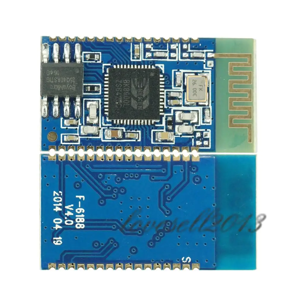 Bluetooth стерео аудио модуль передачи BK8000L AT команды SPP динамик усилитель DIY|Запасные