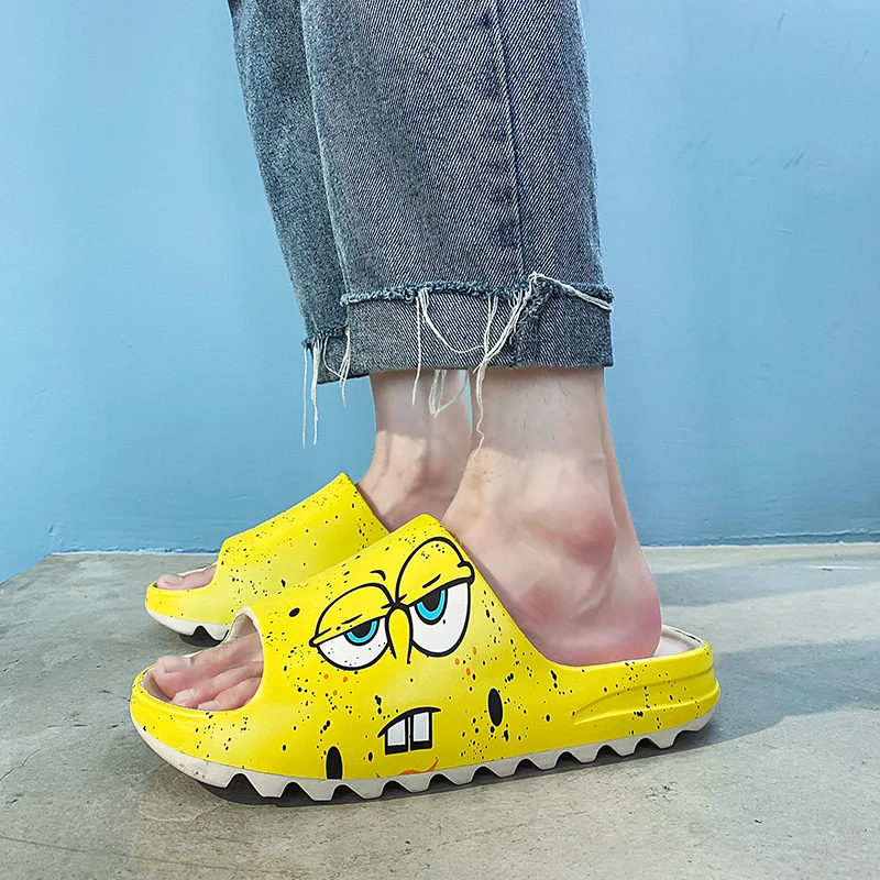 

Summer Men Bath Lovers Slippers Wedge Couple Sandals Beach Slippers men's Slippers Casual Shoes Men Sneaker Zapatillas