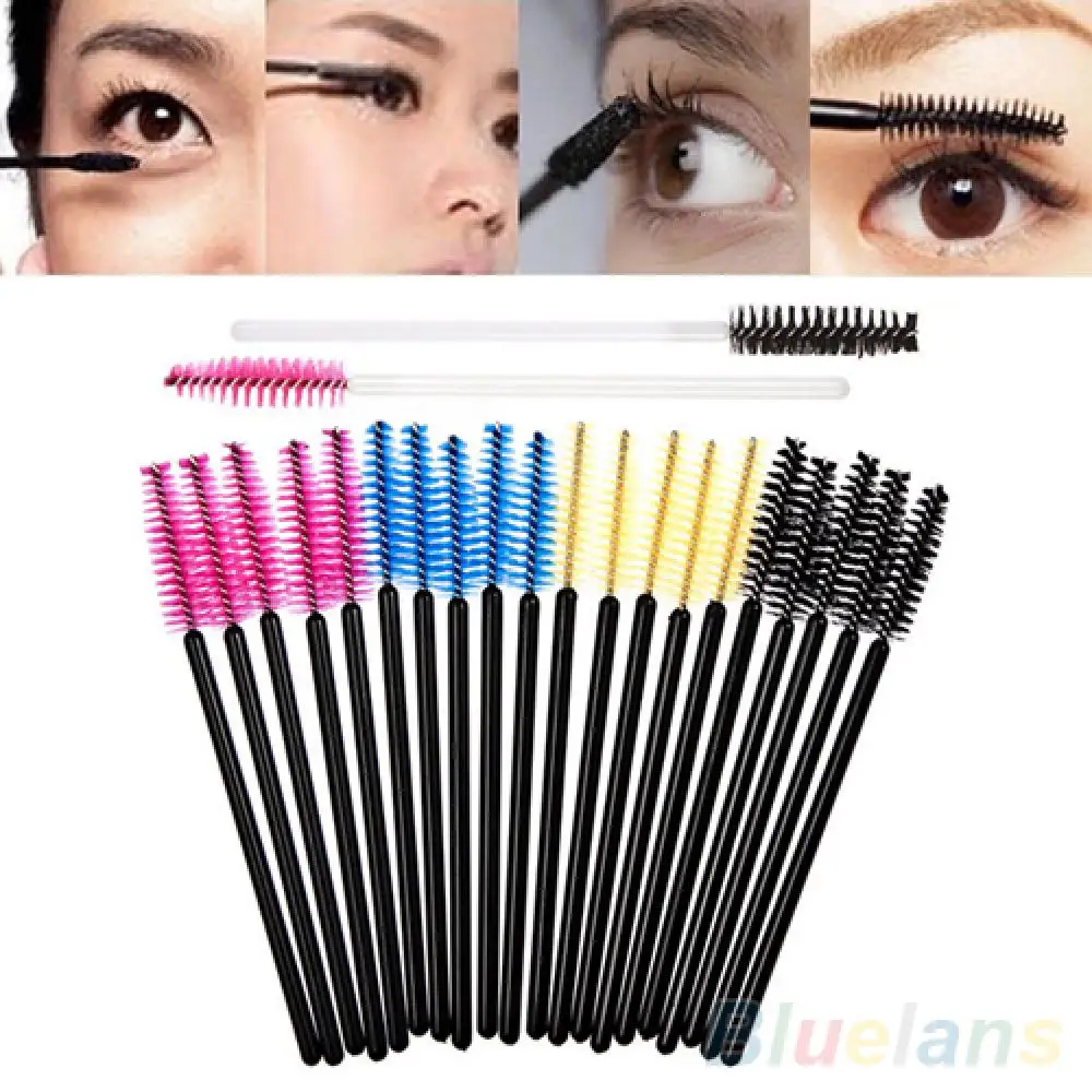 

New 50Pcs Make up Brushes Eye lashes Disposable Mascara Wands Applicator Eye lashes Cosmetic Brush Maquiagem For Makeups Tools