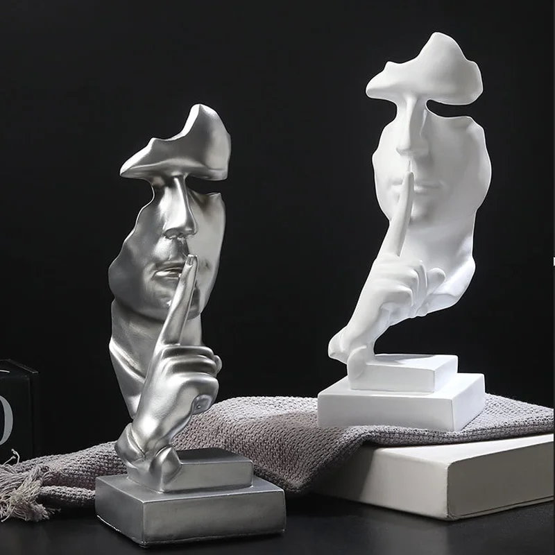 Миниатюрная модель персонажа не разговаривать изысканные серебряные украшения