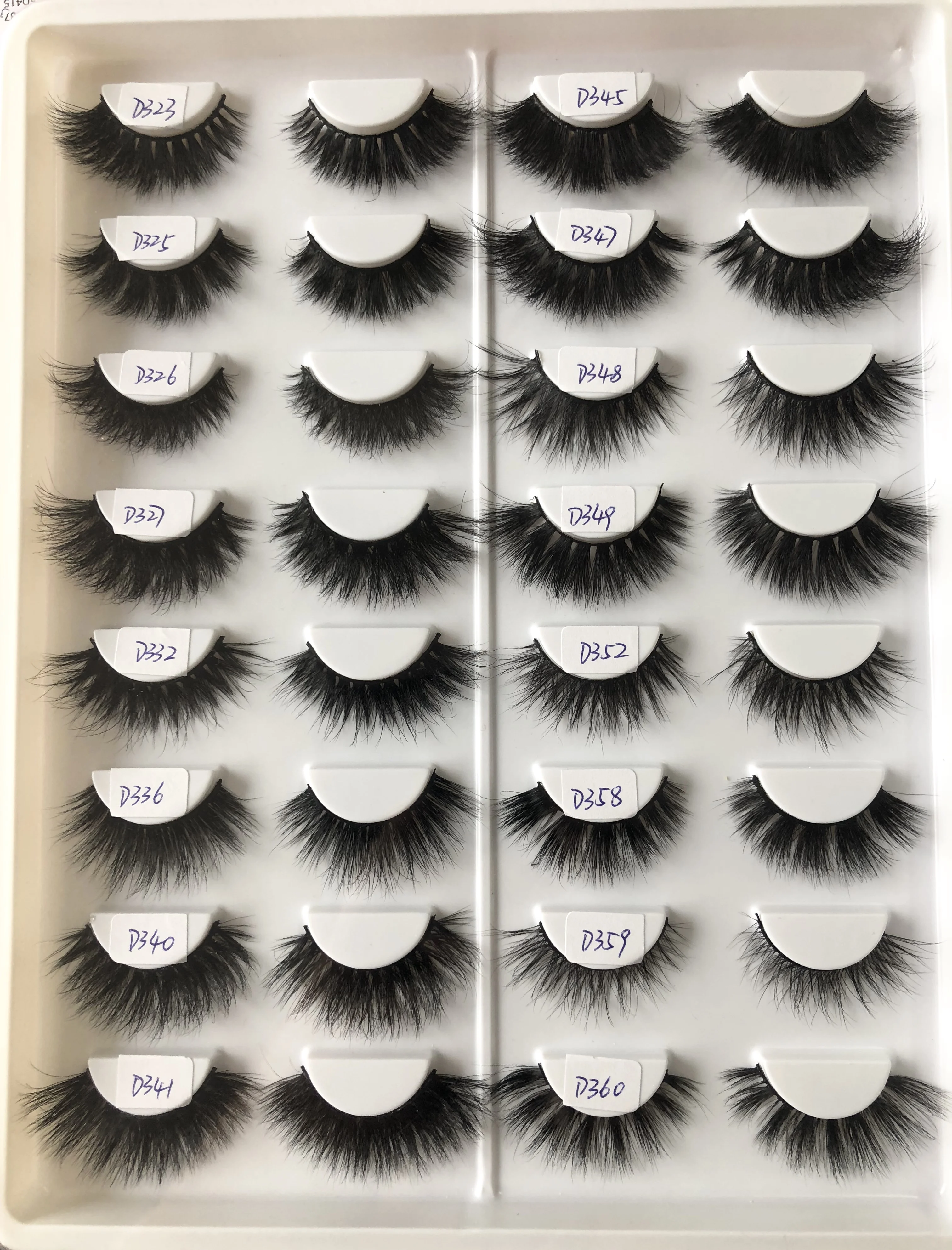 Ресницы норковые накладные 60 парт/Лот без упаковки|Накладные ресницы| |
