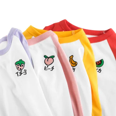 

Korean Girl Long-sleeved T-shirt 2021 Sptring Autumn New Children's Clothing Baby Boys and Girls Bottoming T Shirt Baby Clothes