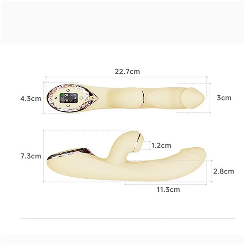 Новый жидкокристаллический дисплей AV волшебная палочка сосающий вибратор точка