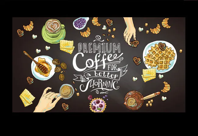 Фотообои ручной работы в европейском и американском стиле 3D обои для кафе снек