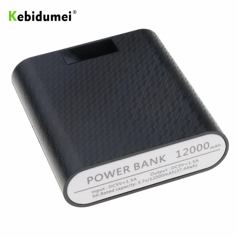 Чехол kebidumei 4X18650 с зарядным устройством usb порт корпус DIY коробка мобильный