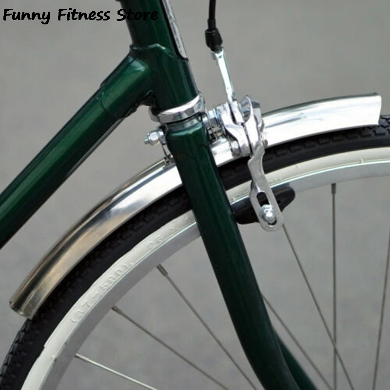 

1Pair Stainless Steel Bicycle Mudguard Bike Tire Wheel Fenders Wings Front/Rear Protector Durable Wheel Bike Cycling Mud Guard