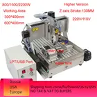 Фрезерный станок с ЧПУ, 4 оси, ЧПУ 6040, гравировальный станок, USB, шариковый винт, ЧПУ 3040, алюминий, медь, металл, новый фрезерный станок с раковиной