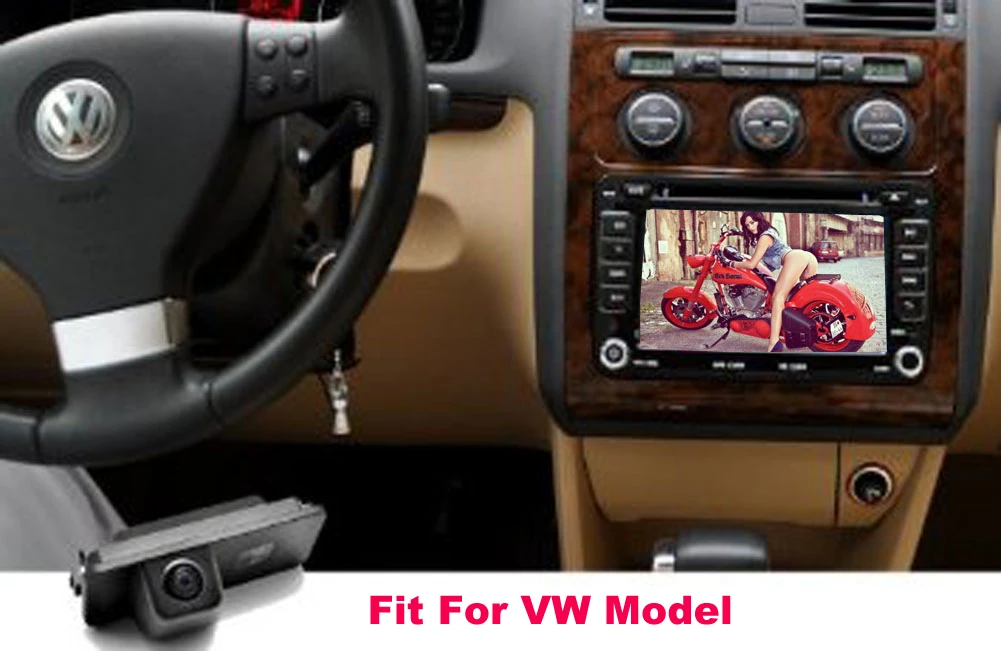 Автомобильная камера заднего вида для VW GOLF V 5 SCIROCCO EOS LUPO PASSAT CC POLO(2 клетки) PHAETON BEETLE